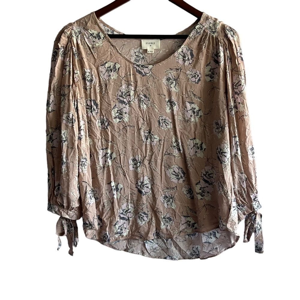 Everly Light Pink Floral Top